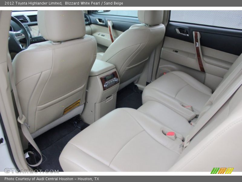 Blizzard White Pearl / Sand Beige 2012 Toyota Highlander Limited