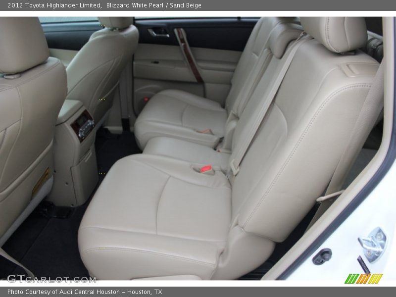 Blizzard White Pearl / Sand Beige 2012 Toyota Highlander Limited