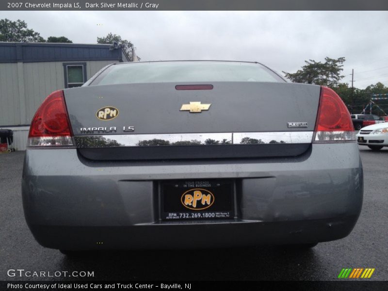 Dark Silver Metallic / Gray 2007 Chevrolet Impala LS