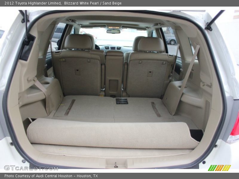 Blizzard White Pearl / Sand Beige 2012 Toyota Highlander Limited