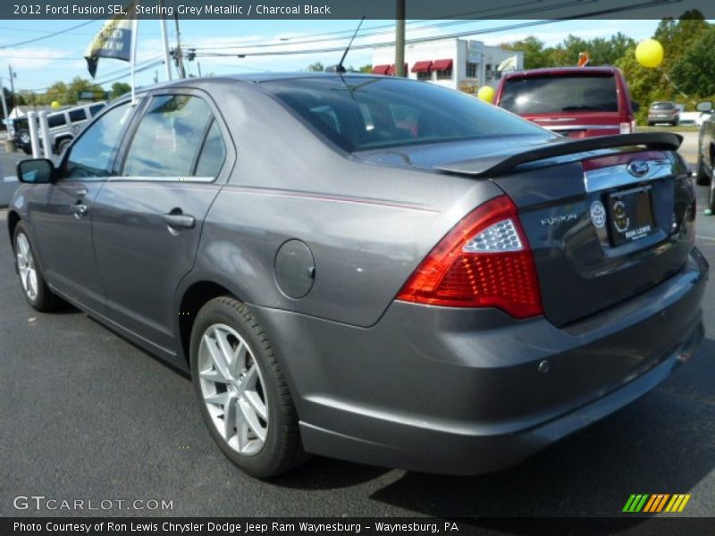 Sterling Grey Metallic / Charcoal Black 2012 Ford Fusion SEL