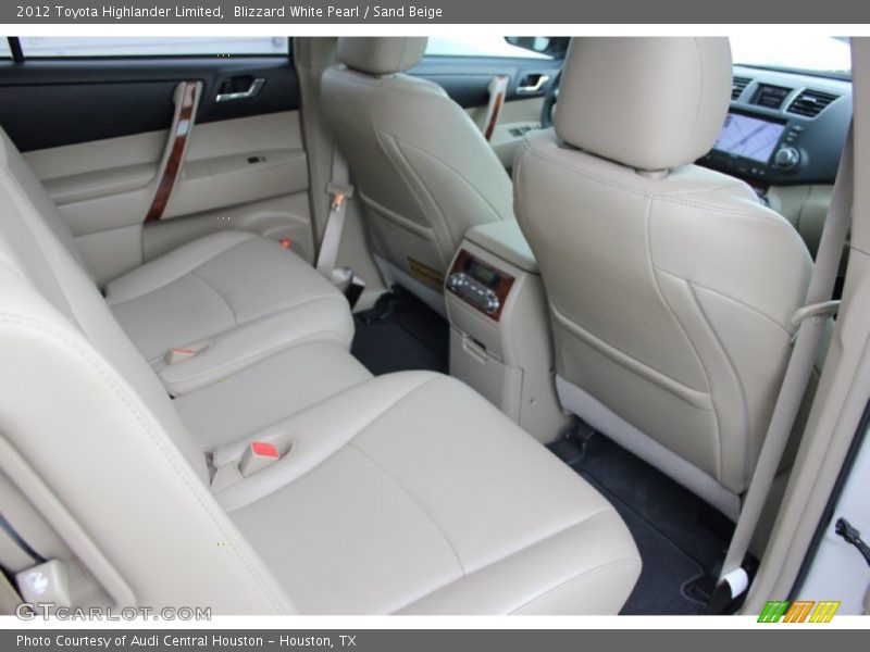 Blizzard White Pearl / Sand Beige 2012 Toyota Highlander Limited