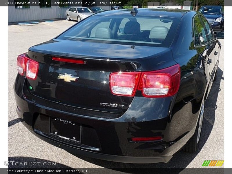 Black Granite Metallic / Jet Black/Titanium 2014 Chevrolet Malibu LT