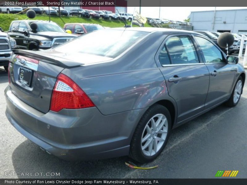 Sterling Grey Metallic / Charcoal Black 2012 Ford Fusion SEL