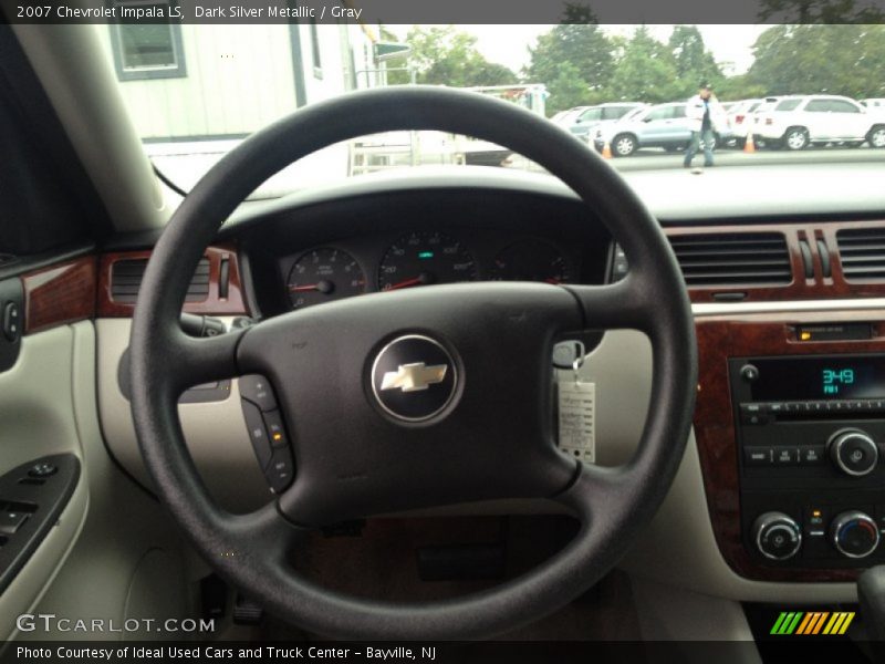 Dark Silver Metallic / Gray 2007 Chevrolet Impala LS