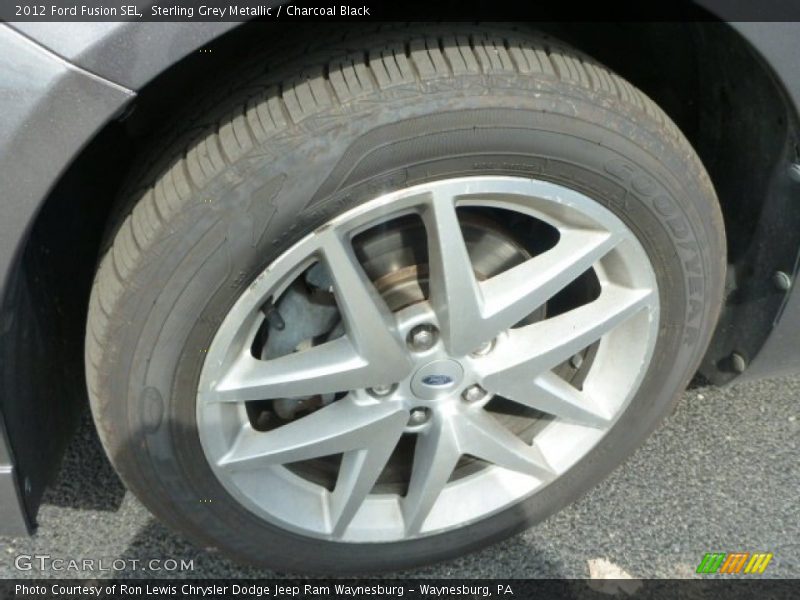 Sterling Grey Metallic / Charcoal Black 2012 Ford Fusion SEL