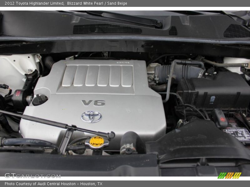 Blizzard White Pearl / Sand Beige 2012 Toyota Highlander Limited