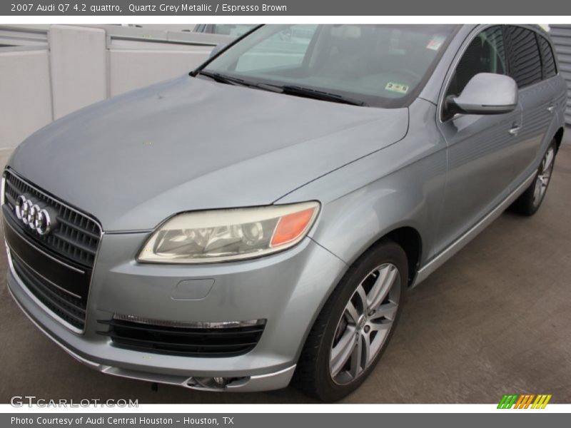 Quartz Grey Metallic / Espresso Brown 2007 Audi Q7 4.2 quattro