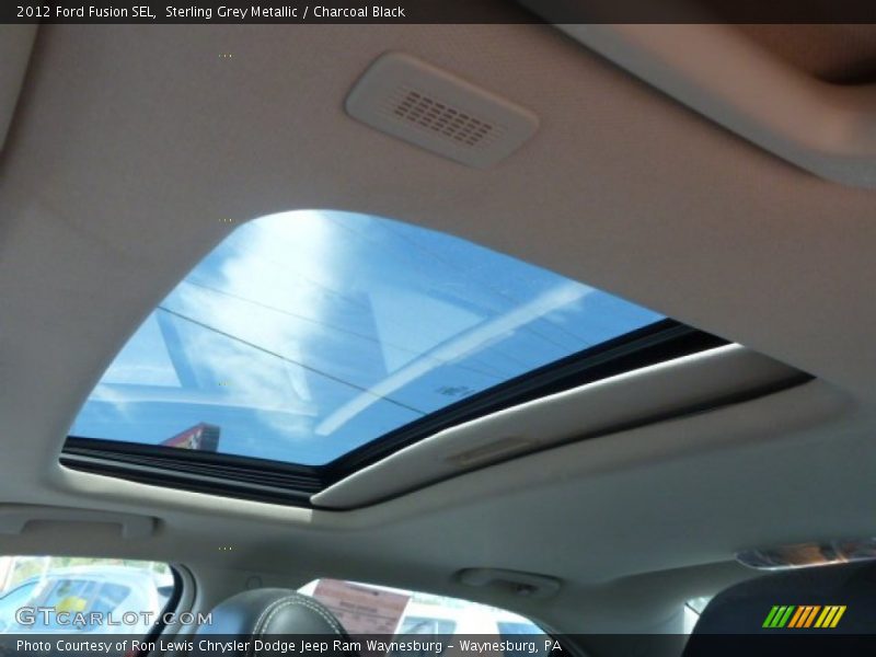 Sterling Grey Metallic / Charcoal Black 2012 Ford Fusion SEL