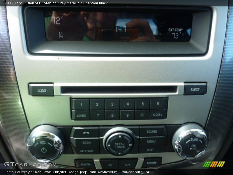 Sterling Grey Metallic / Charcoal Black 2012 Ford Fusion SEL