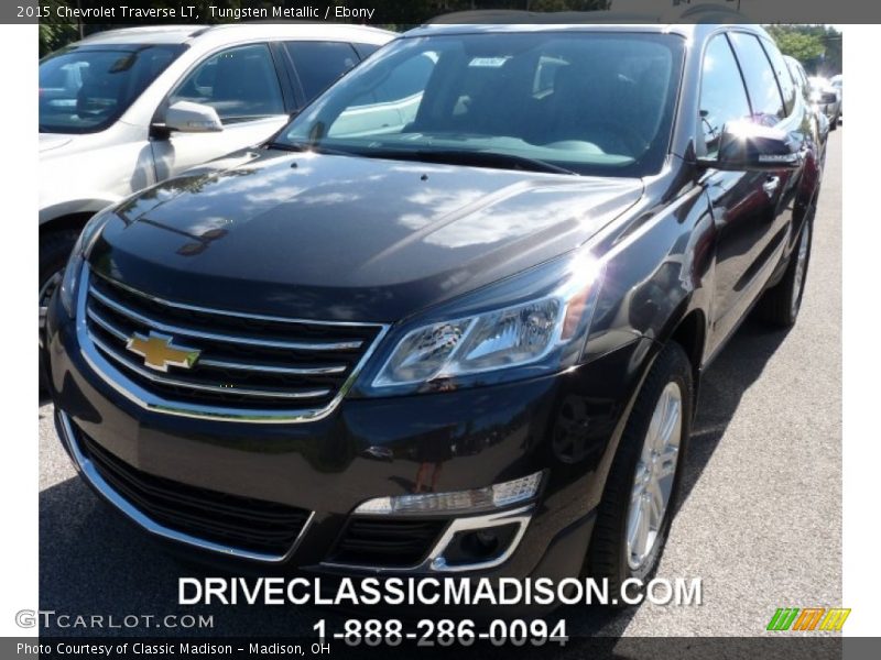 Tungsten Metallic / Ebony 2015 Chevrolet Traverse LT