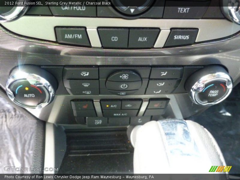 Sterling Grey Metallic / Charcoal Black 2012 Ford Fusion SEL