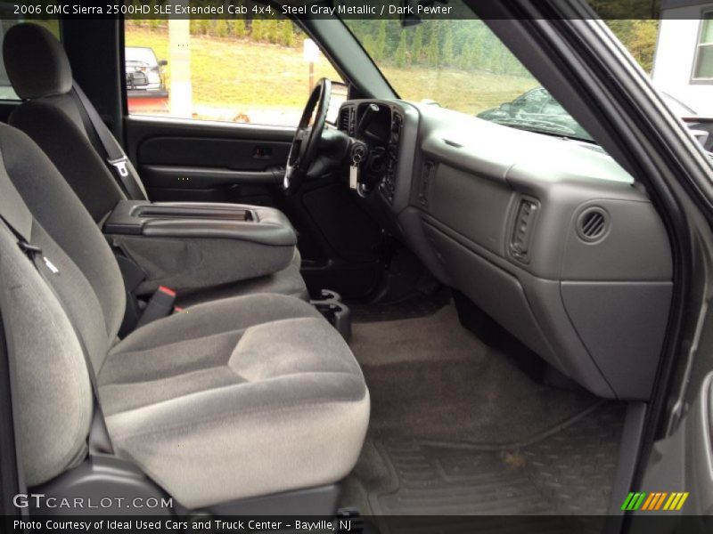 Steel Gray Metallic / Dark Pewter 2006 GMC Sierra 2500HD SLE Extended Cab 4x4