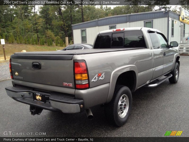 Steel Gray Metallic / Dark Pewter 2006 GMC Sierra 2500HD SLE Extended Cab 4x4