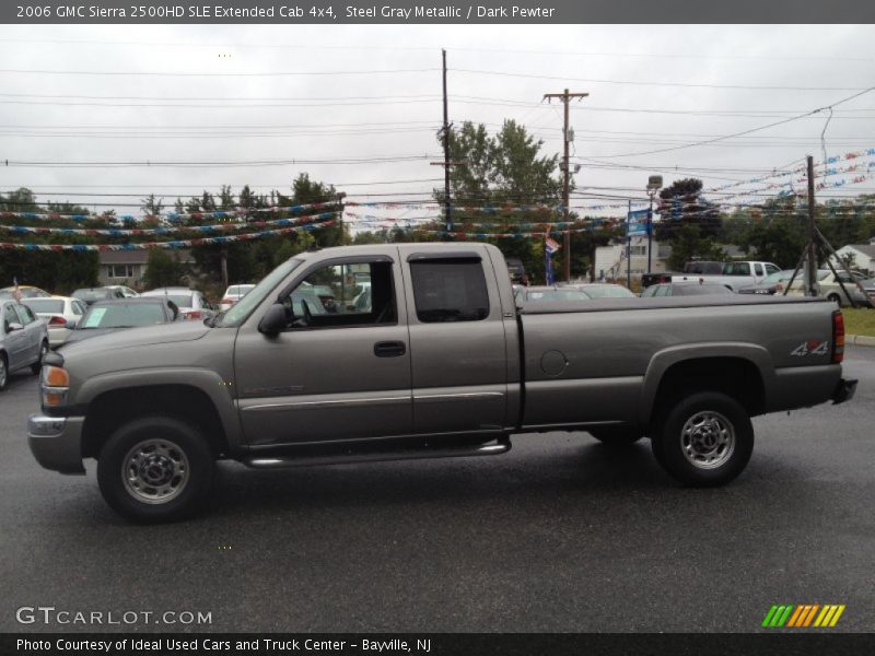 Steel Gray Metallic / Dark Pewter 2006 GMC Sierra 2500HD SLE Extended Cab 4x4