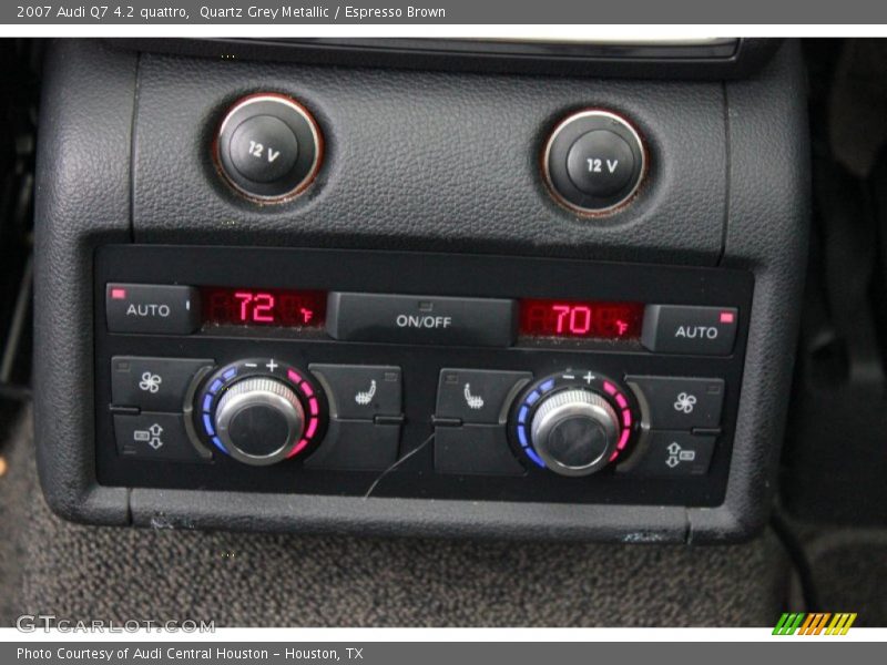 Controls of 2007 Q7 4.2 quattro