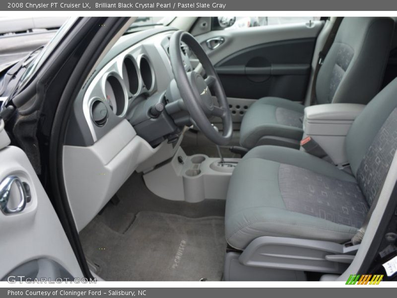 Brilliant Black Crystal Pearl / Pastel Slate Gray 2008 Chrysler PT Cruiser LX