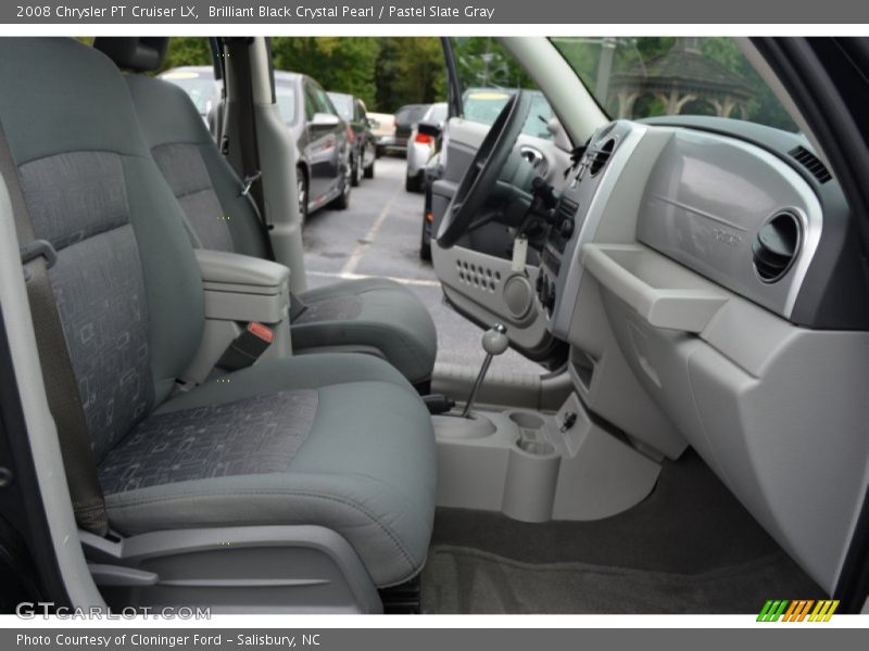 Brilliant Black Crystal Pearl / Pastel Slate Gray 2008 Chrysler PT Cruiser LX