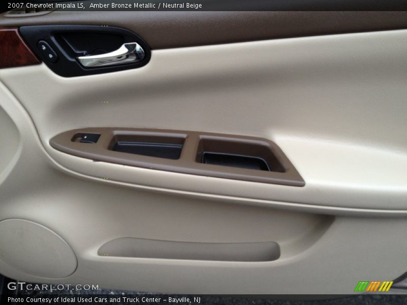 Amber Bronze Metallic / Neutral Beige 2007 Chevrolet Impala LS