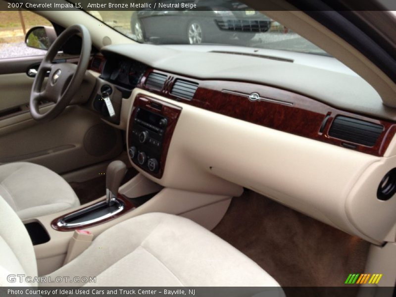 Amber Bronze Metallic / Neutral Beige 2007 Chevrolet Impala LS