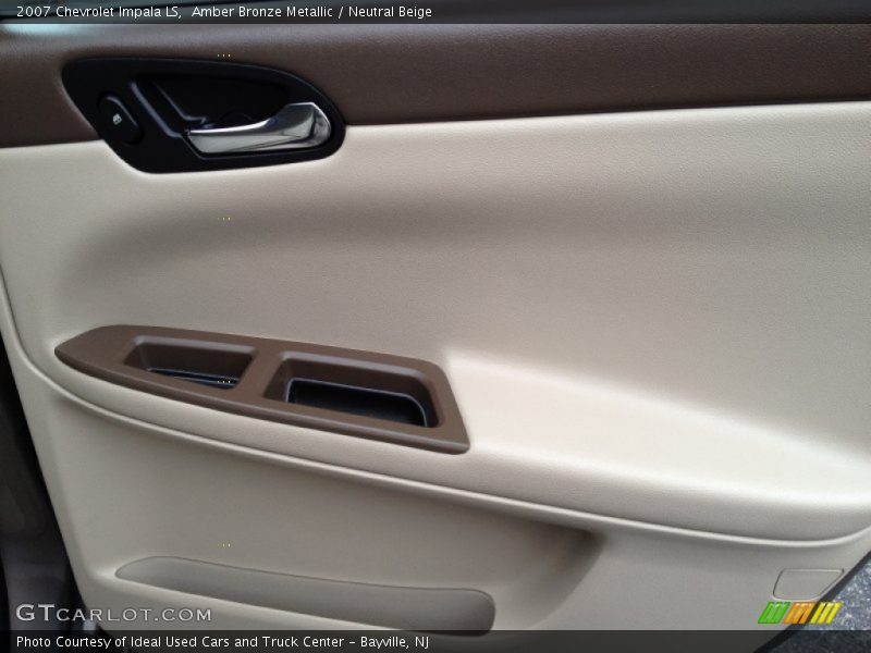 Amber Bronze Metallic / Neutral Beige 2007 Chevrolet Impala LS