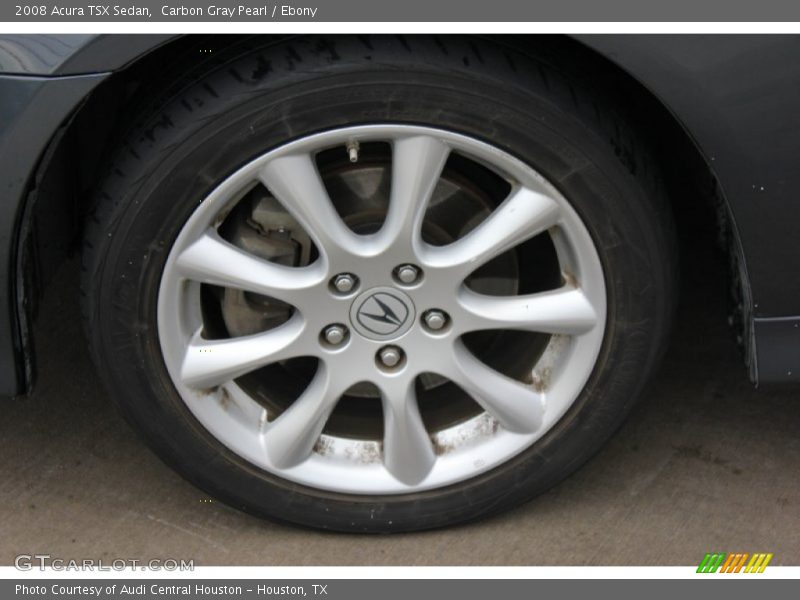 Carbon Gray Pearl / Ebony 2008 Acura TSX Sedan