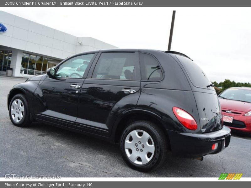 Brilliant Black Crystal Pearl / Pastel Slate Gray 2008 Chrysler PT Cruiser LX