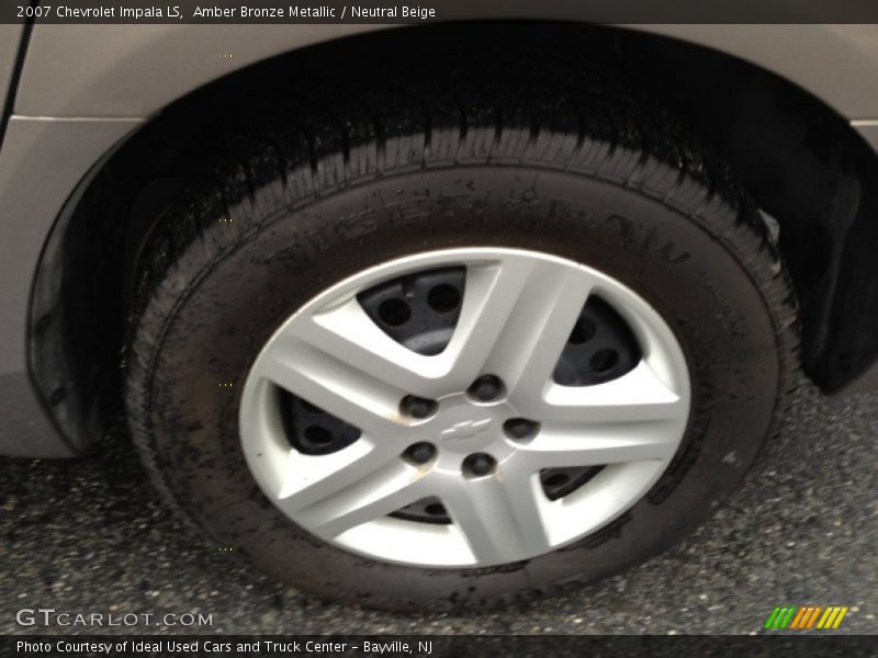 Amber Bronze Metallic / Neutral Beige 2007 Chevrolet Impala LS