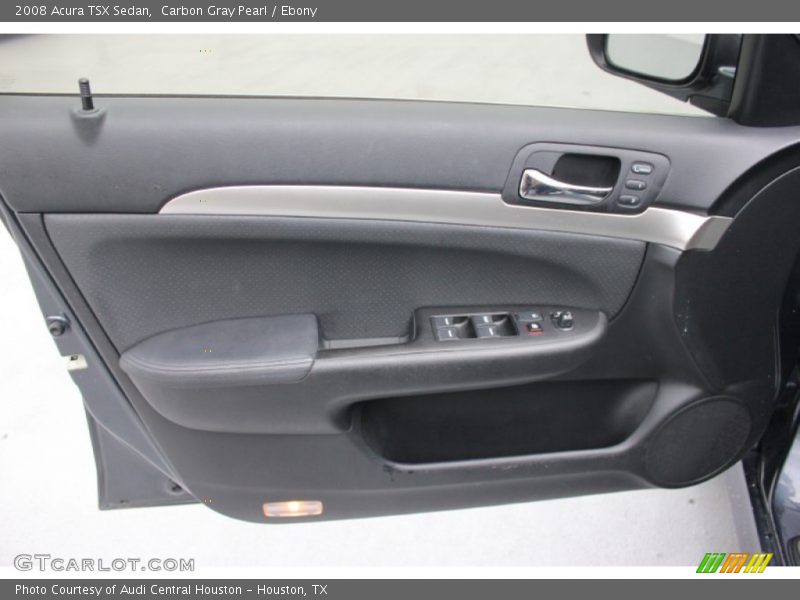Carbon Gray Pearl / Ebony 2008 Acura TSX Sedan
