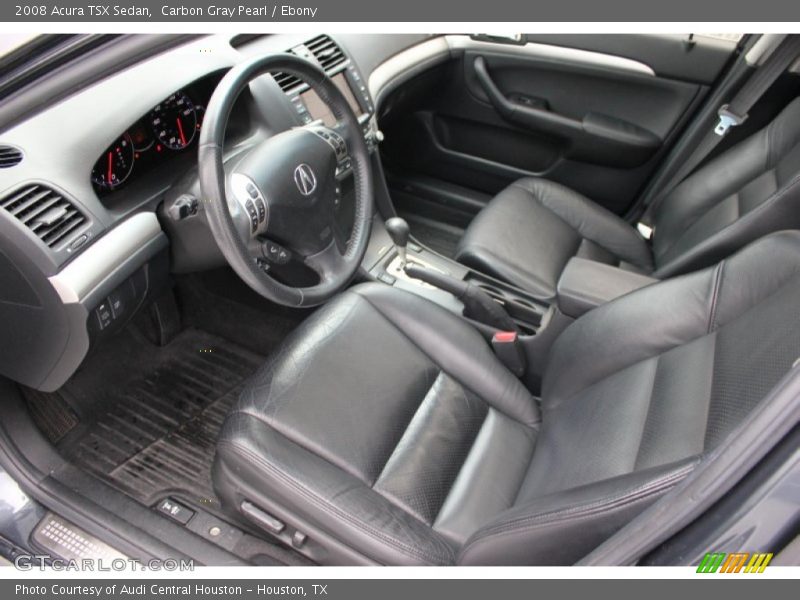  2008 TSX Sedan Ebony Interior