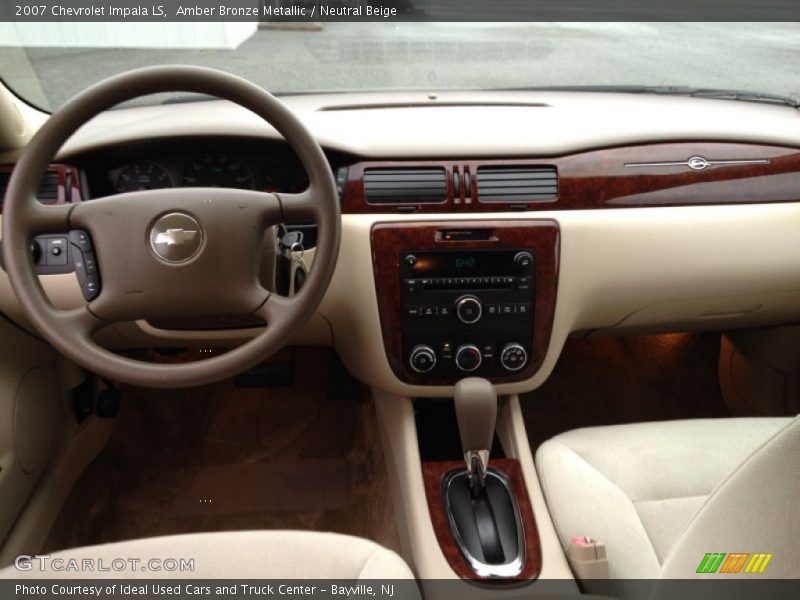 Amber Bronze Metallic / Neutral Beige 2007 Chevrolet Impala LS
