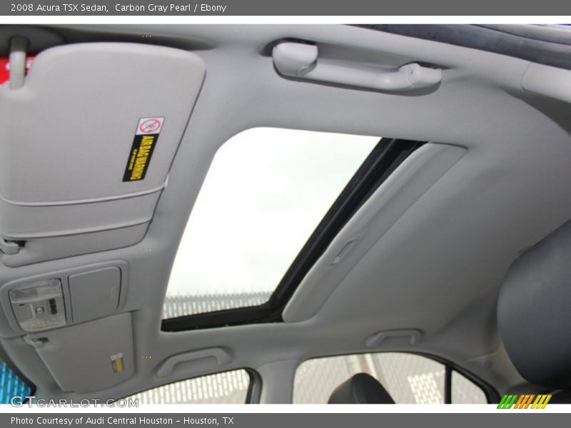 Carbon Gray Pearl / Ebony 2008 Acura TSX Sedan