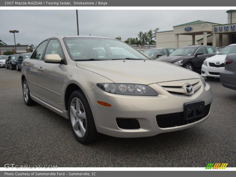 Smokestone / Beige 2007 Mazda MAZDA6 i Touring Sedan
