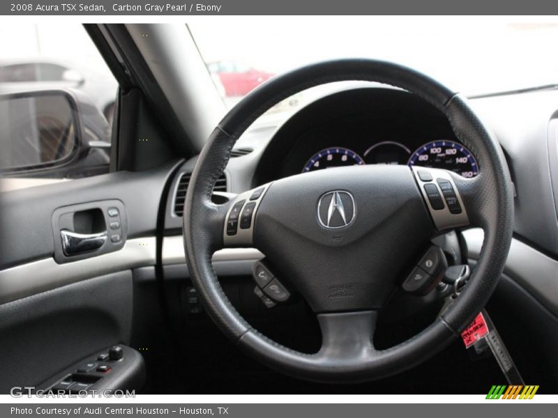 Carbon Gray Pearl / Ebony 2008 Acura TSX Sedan