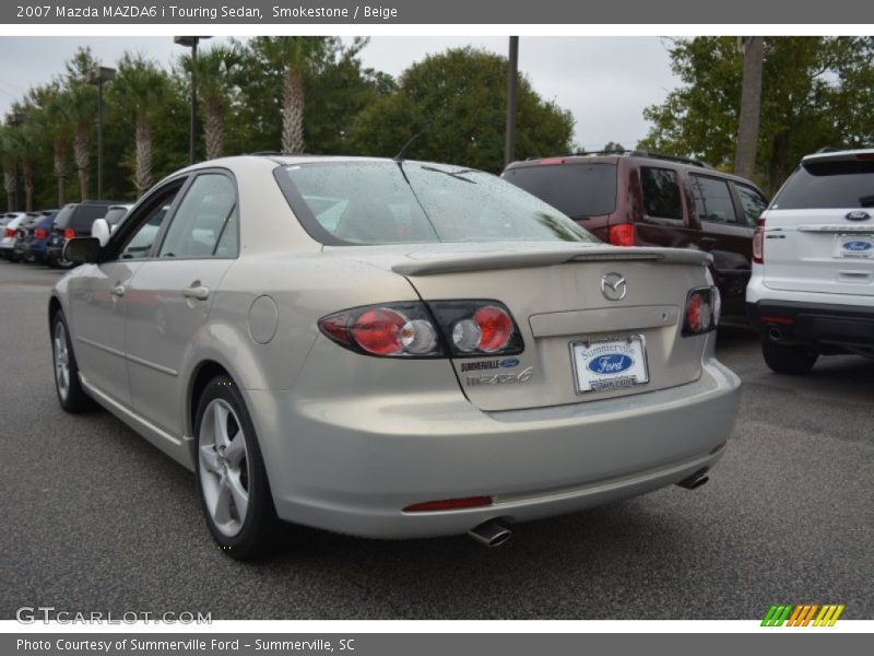 Smokestone / Beige 2007 Mazda MAZDA6 i Touring Sedan