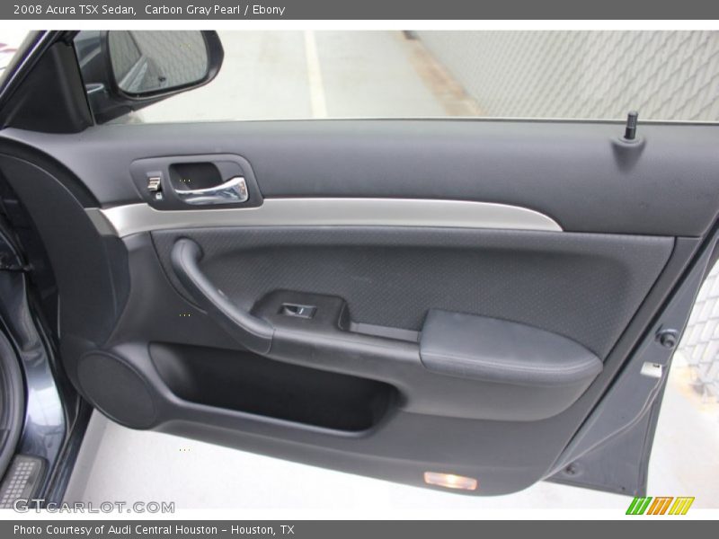 Carbon Gray Pearl / Ebony 2008 Acura TSX Sedan