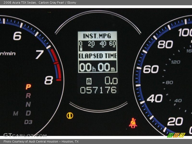 Carbon Gray Pearl / Ebony 2008 Acura TSX Sedan