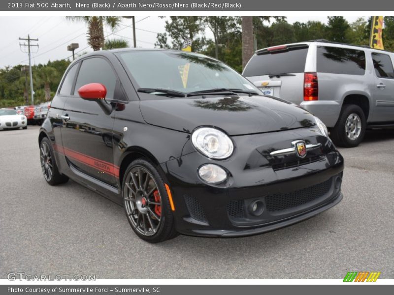 Nero (Black) / Abarth Nero/Rosso/Nero (Black/Red/Black) 2013 Fiat 500 Abarth