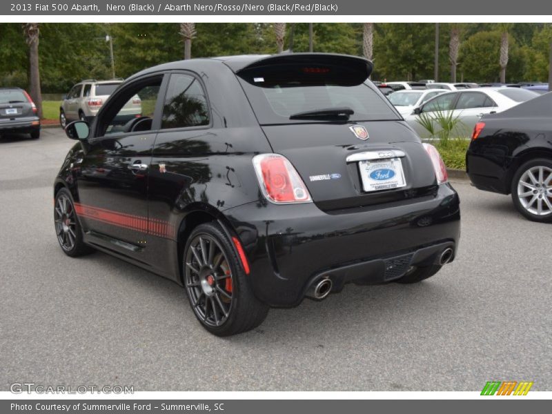 Nero (Black) / Abarth Nero/Rosso/Nero (Black/Red/Black) 2013 Fiat 500 Abarth