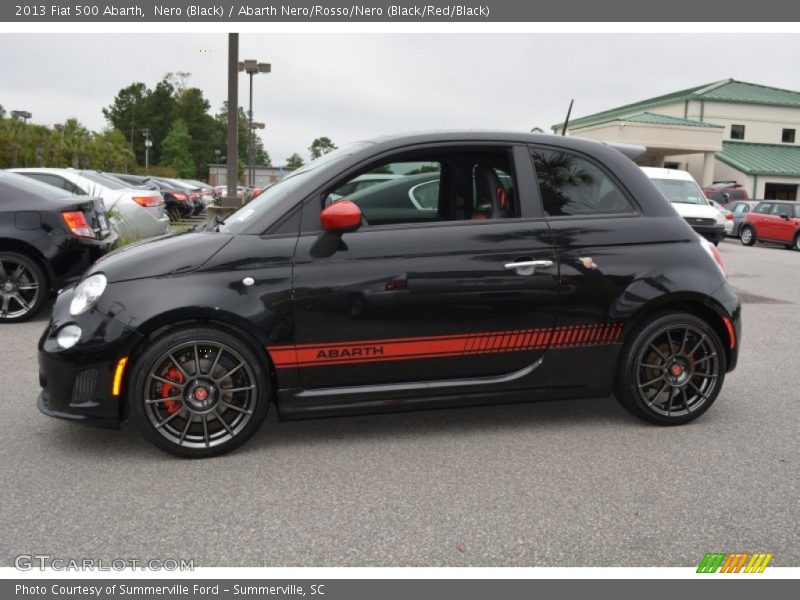 Nero (Black) / Abarth Nero/Rosso/Nero (Black/Red/Black) 2013 Fiat 500 Abarth