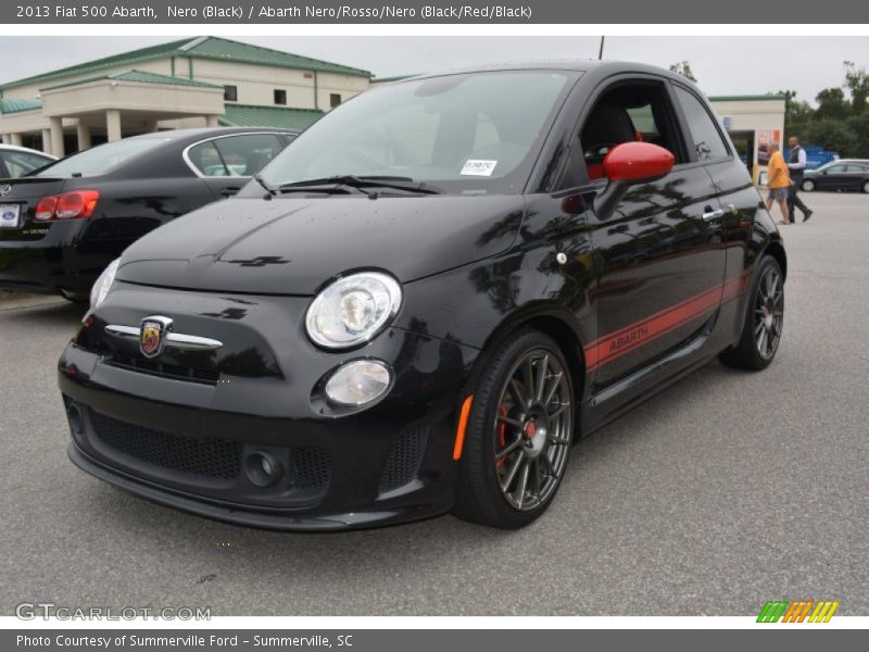 Nero (Black) / Abarth Nero/Rosso/Nero (Black/Red/Black) 2013 Fiat 500 Abarth