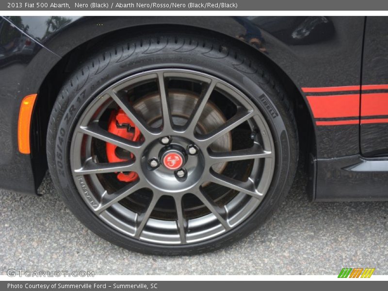 Nero (Black) / Abarth Nero/Rosso/Nero (Black/Red/Black) 2013 Fiat 500 Abarth