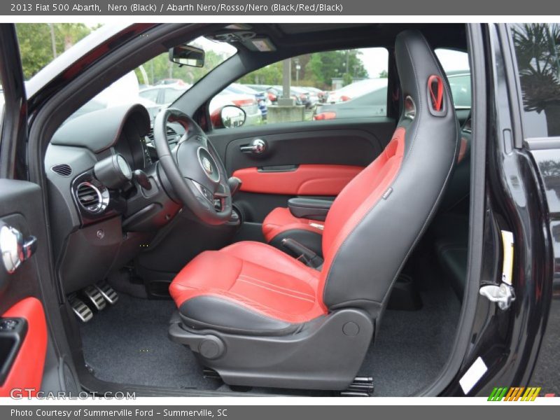 Nero (Black) / Abarth Nero/Rosso/Nero (Black/Red/Black) 2013 Fiat 500 Abarth