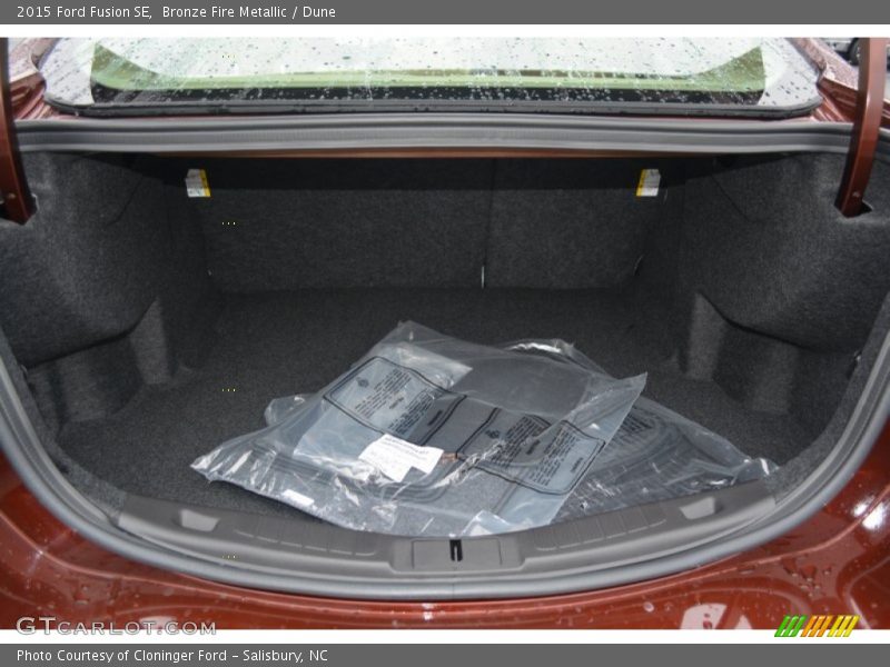 Bronze Fire Metallic / Dune 2015 Ford Fusion SE