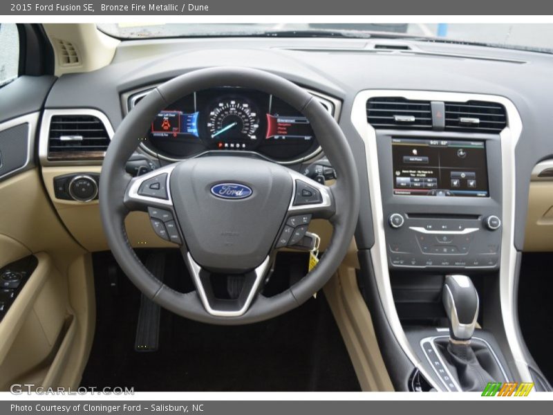 Dashboard of 2015 Fusion SE