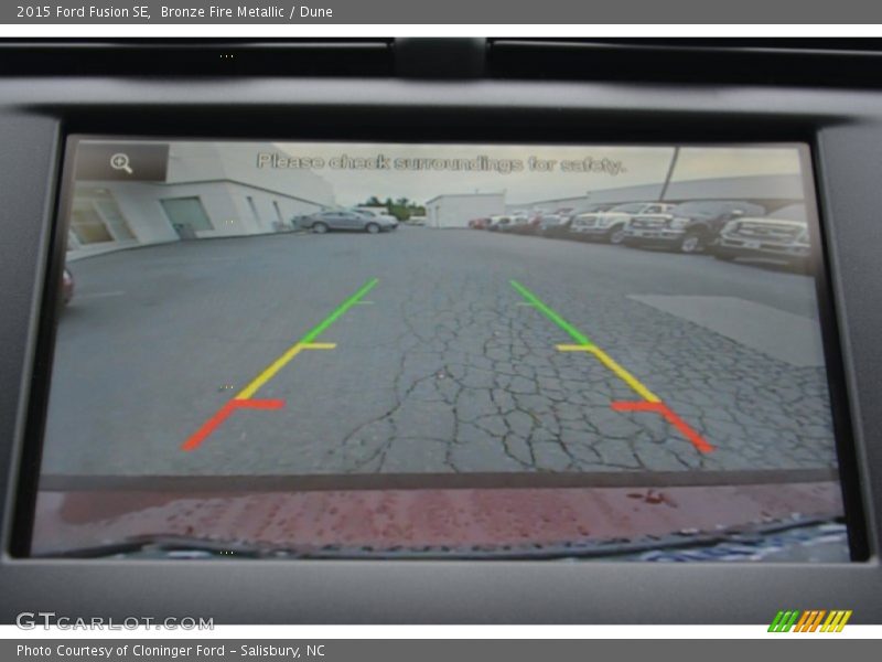Bronze Fire Metallic / Dune 2015 Ford Fusion SE