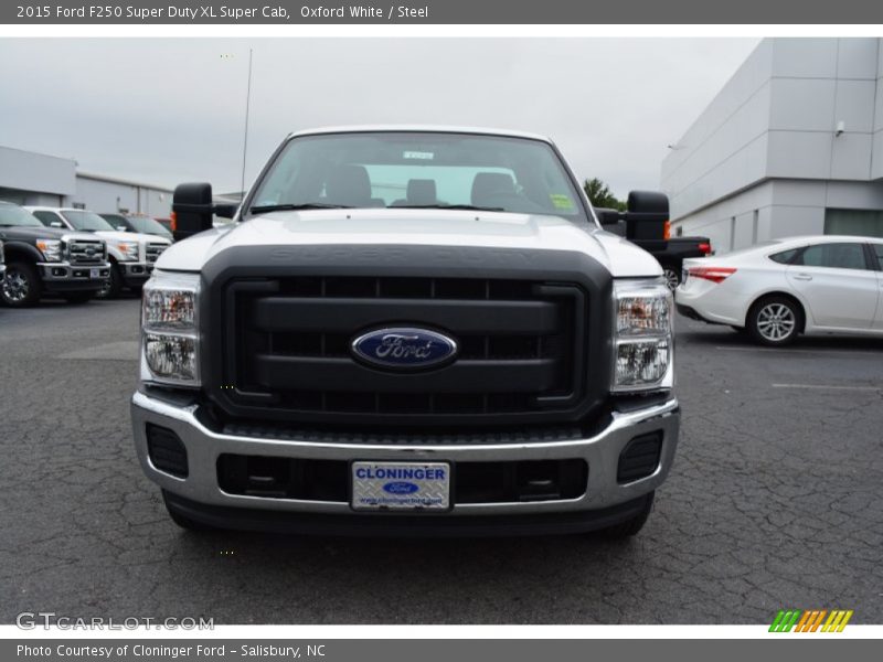 Oxford White / Steel 2015 Ford F250 Super Duty XL Super Cab