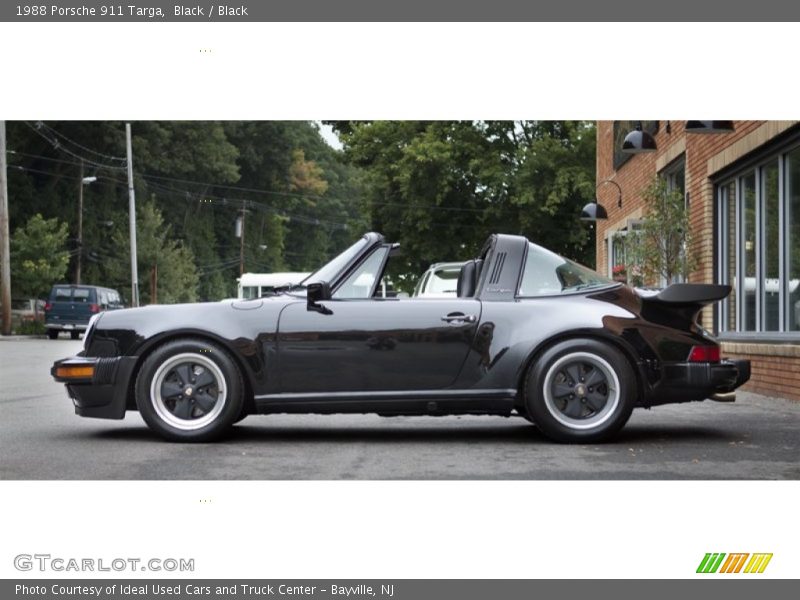 Black / Black 1988 Porsche 911 Targa