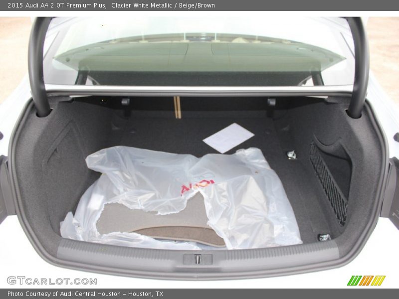Glacier White Metallic / Beige/Brown 2015 Audi A4 2.0T Premium Plus