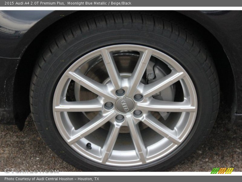 Moonlight Blue Metallic / Beige/Black 2015 Audi A4 2.0T Premium Plus